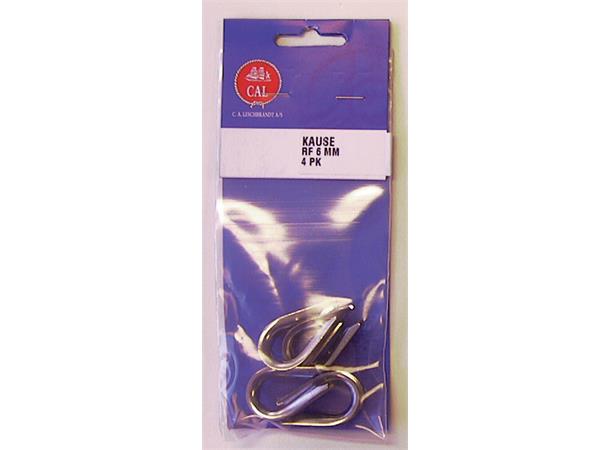 Kauser spiss 4mm galv 4pk